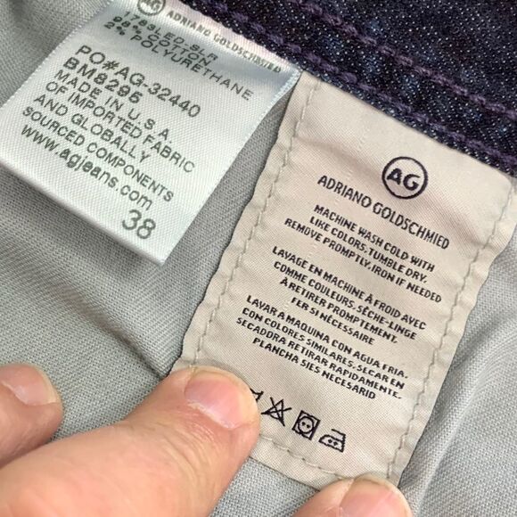 AG the Tellis Modern Slim Fit Jeans. Dark Wash 38 - Picture 8 of 9